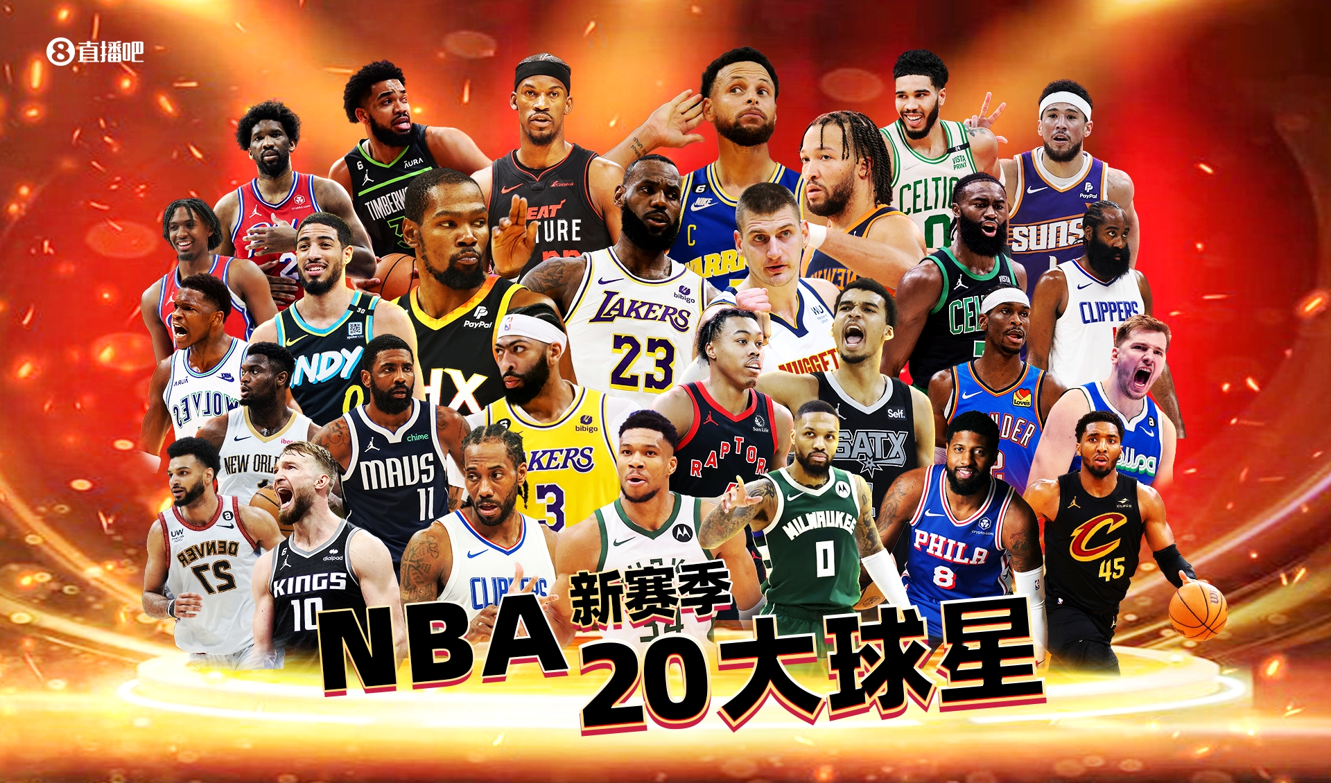 【吧友评选】NBA新赛季20大球星之No.3是谁？由你来定️